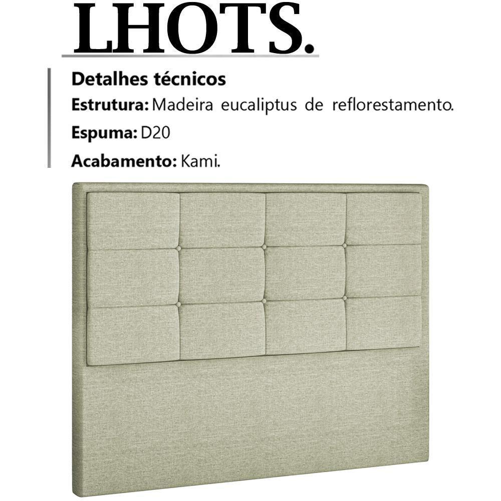 Cabeceira Casal 140 Cm Lhots Linho Sl 76 Peer Sl 76 - 7