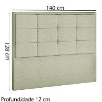 Cabeceira Casal 140 Cm Lhots Linho Sl 76 Peer Sl 76 - 2