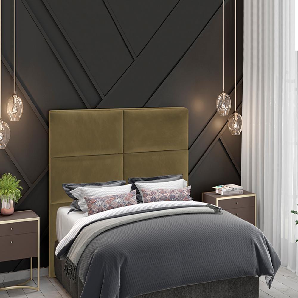 Cabeceira Solteiro 90 Cm Barcel Veludo Sl 945 Peer Sl 945 - 3