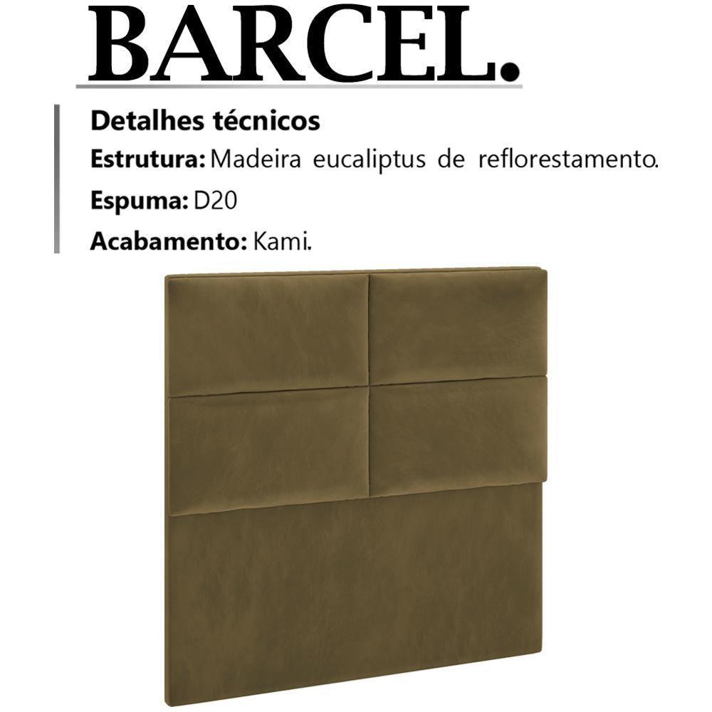 Cabeceira Solteiro 90 Cm Barcel Veludo Sl 945 Peer Sl 945 - 7