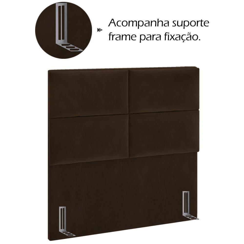 Cabeceira Solteiro 90 Cm Barcel Veludo Sl 942 Peer Sl 942 - 4