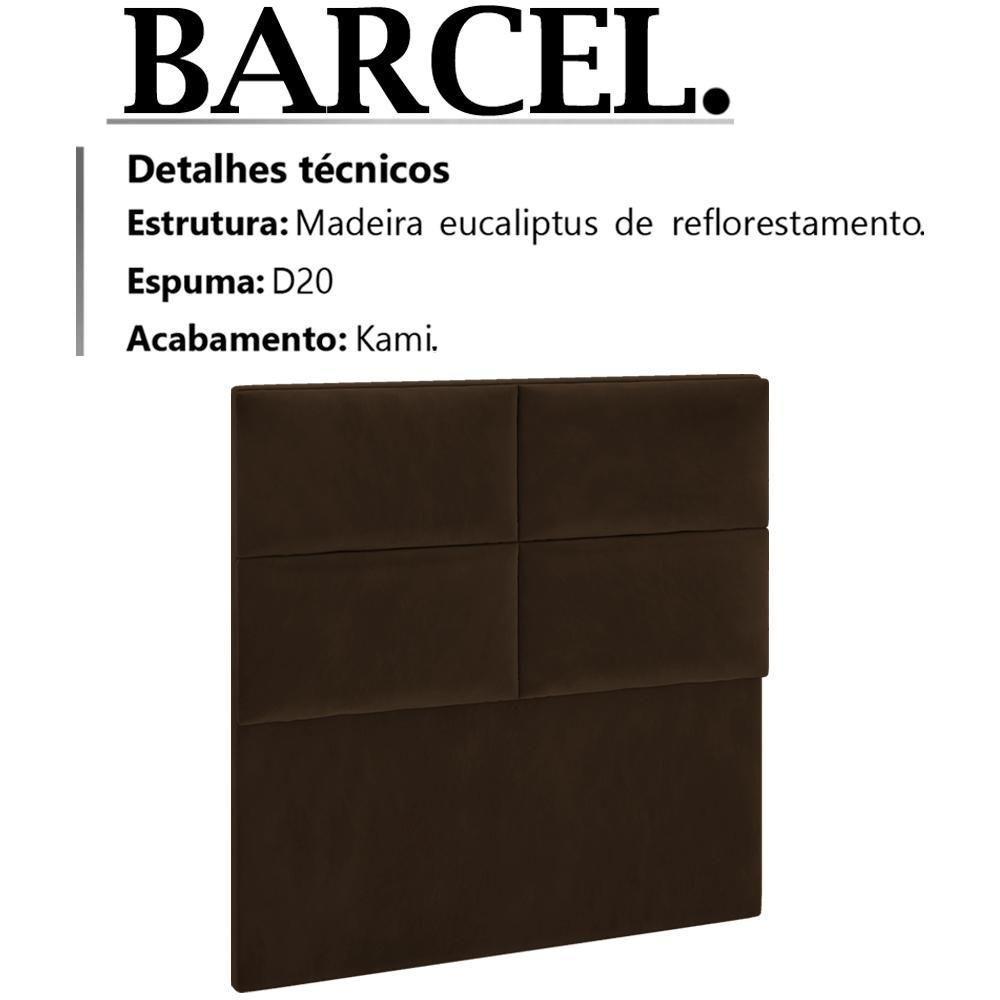 Cabeceira Solteiro 90 Cm Barcel Veludo Sl 942 Peer Sl 942 - 7