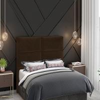 Cabeceira Solteiro 90 Cm Barcel Veludo Sl 942 Peer Sl 942 - 3