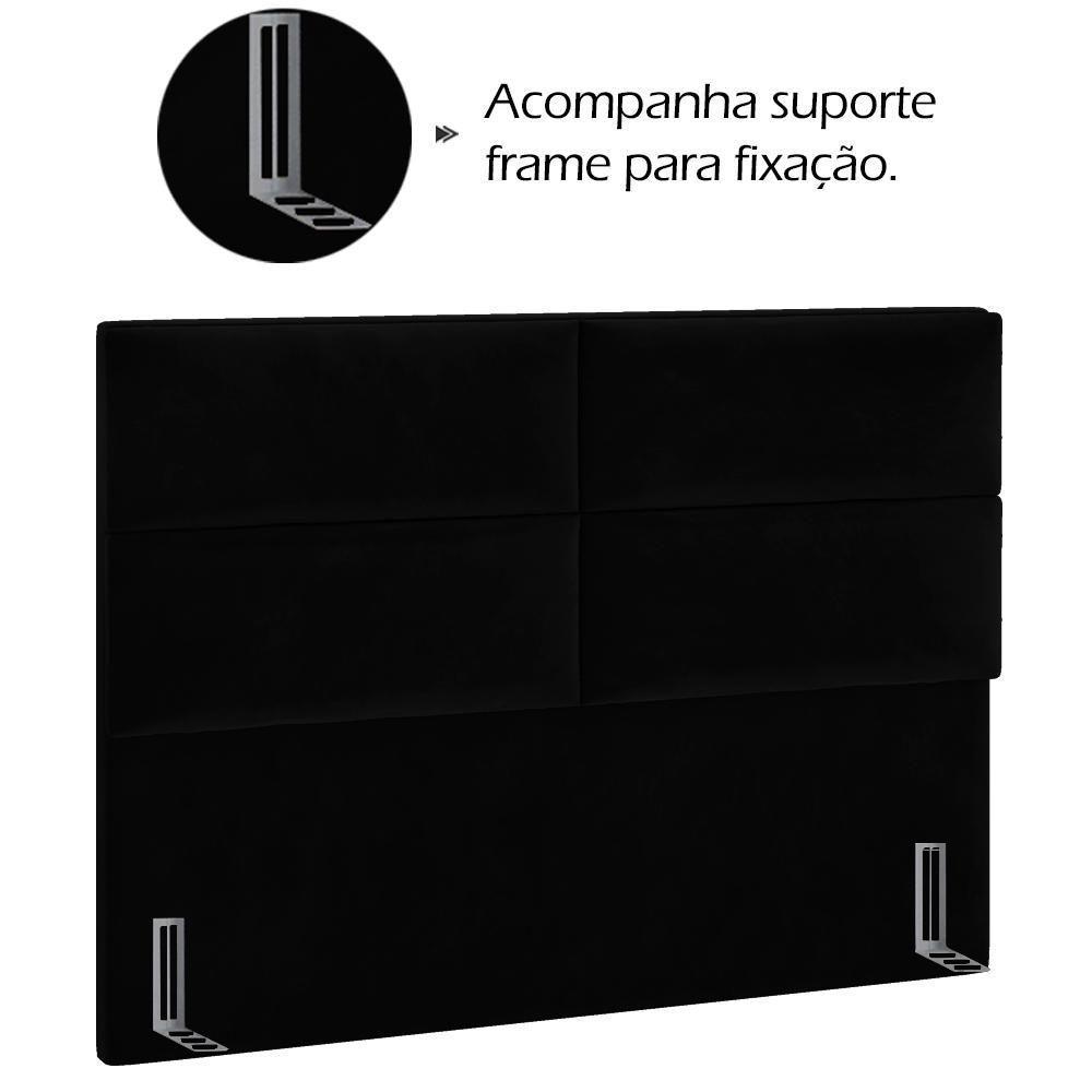 Cabeceira Casal 140 Cm Barcel Veludo Sl 944 Peer Sl 944 - 4
