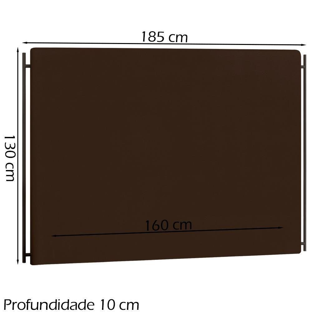 Cabeceira Queen 160 Cm Troy Veludo Sl 942 Peer Sl 942 - 8