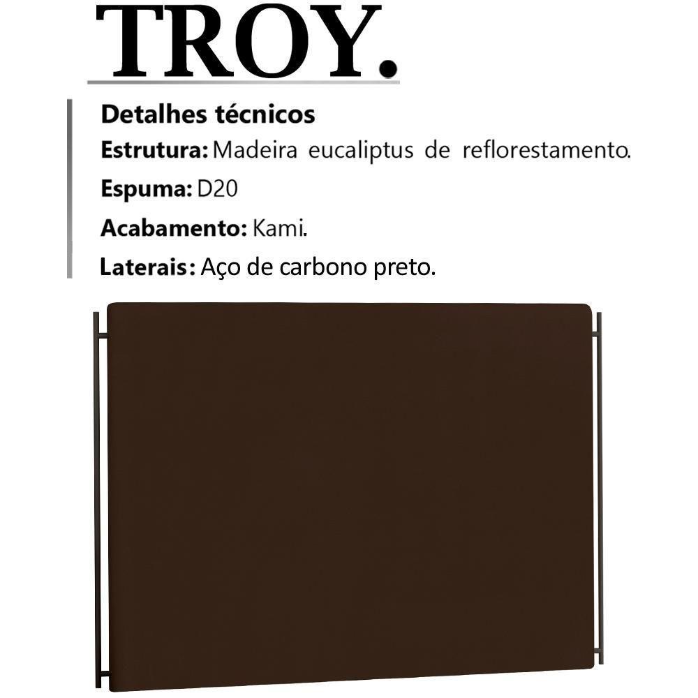 Cabeceira Queen 160 Cm Troy Veludo Sl 942 Peer Sl 942 - 11