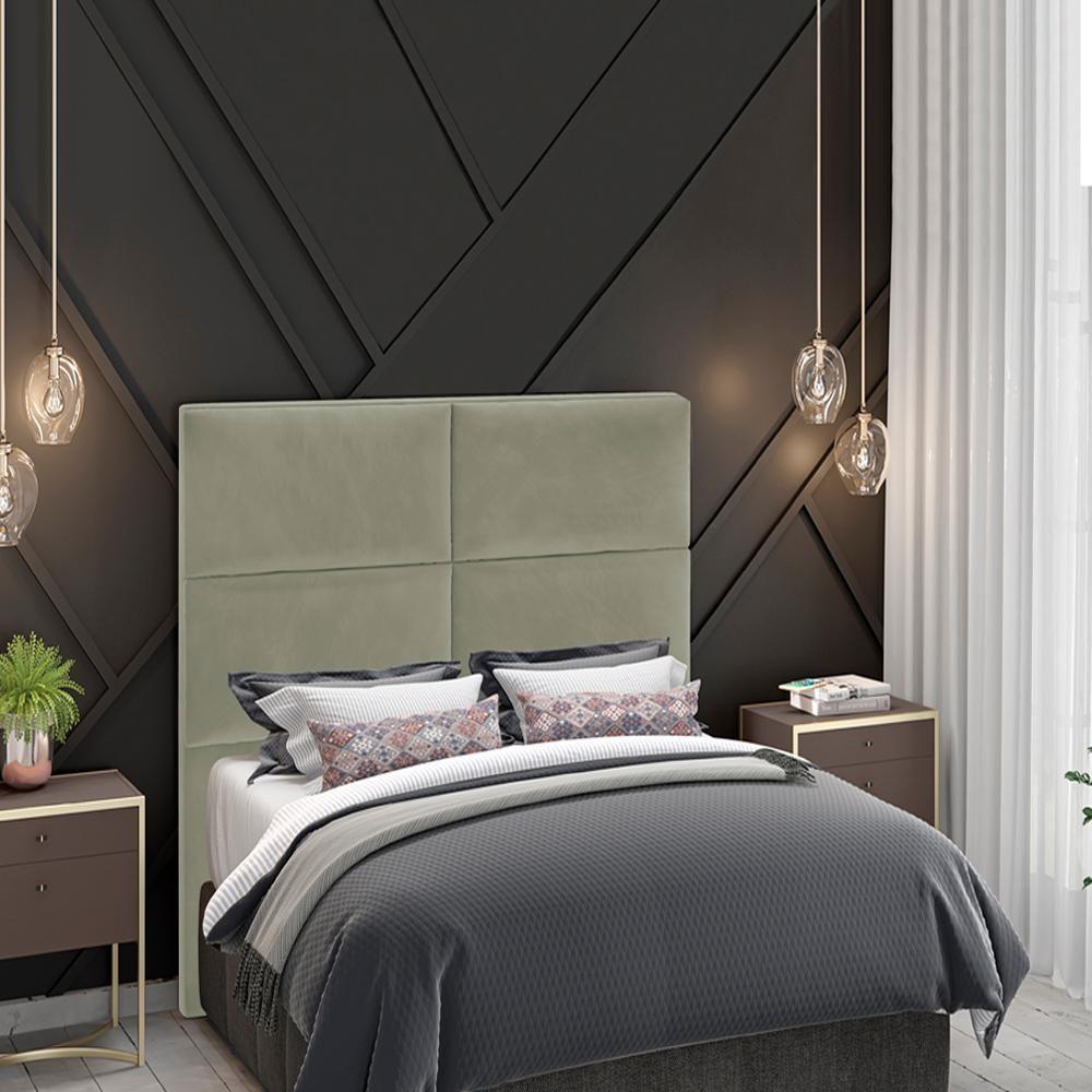 Cabeceira Solteiro 90 Cm Barcel Veludo Sl 940 Peer Sl 940 - 3