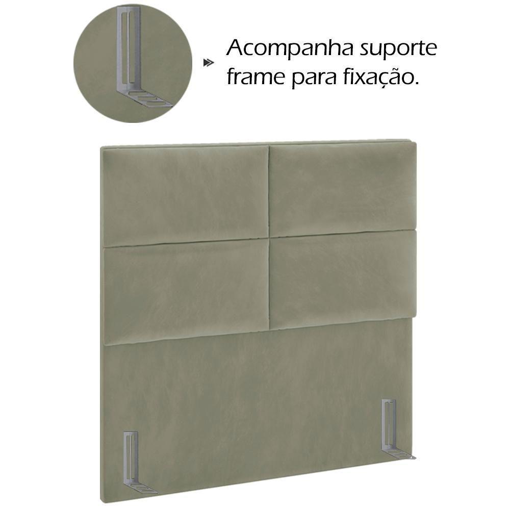 Cabeceira Solteiro 90 Cm Barcel Veludo Sl 940 Peer Sl 940 - 4