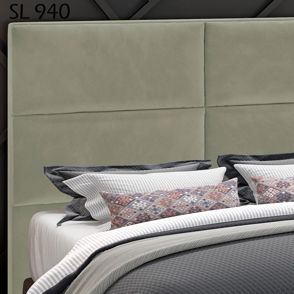 Cabeceira Solteiro 90 Cm Barcel Veludo Sl 940 Peer Sl 940 - 5