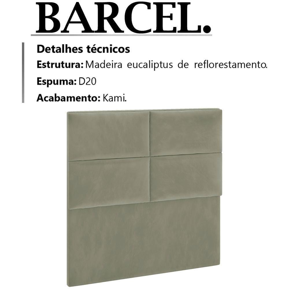 Cabeceira Solteiro 90 Cm Barcel Veludo Sl 940 Peer Sl 940 - 7