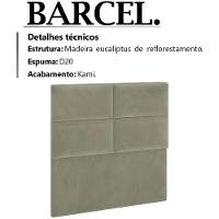 Cabeceira Solteiro 90 Cm Barcel Veludo Sl 940 Peer Sl 940 - 7