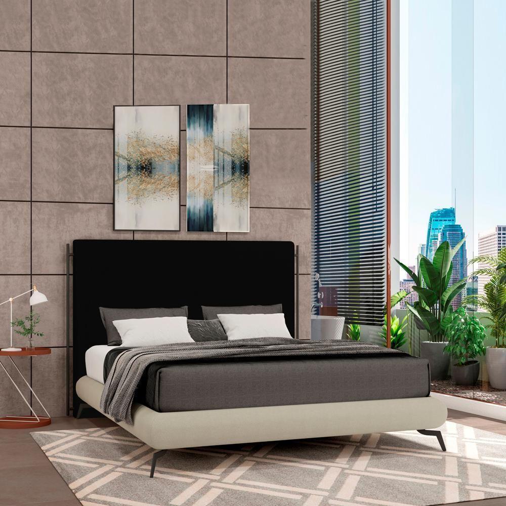 Cabeceira Queen 160 Cm Troy Veludo Sl 944 Peer Sl 944 - 3