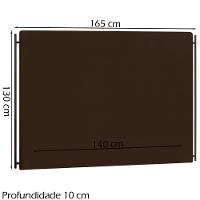 Cabeceira Casal 140 Cm Troy Veludo Sl 942 Peer Sl 942 - 6