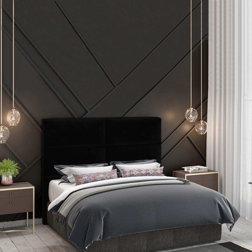 Cabeceira Queen 160 Cm Barcel Veludo Sl 944 Peer Sl 944 - 3