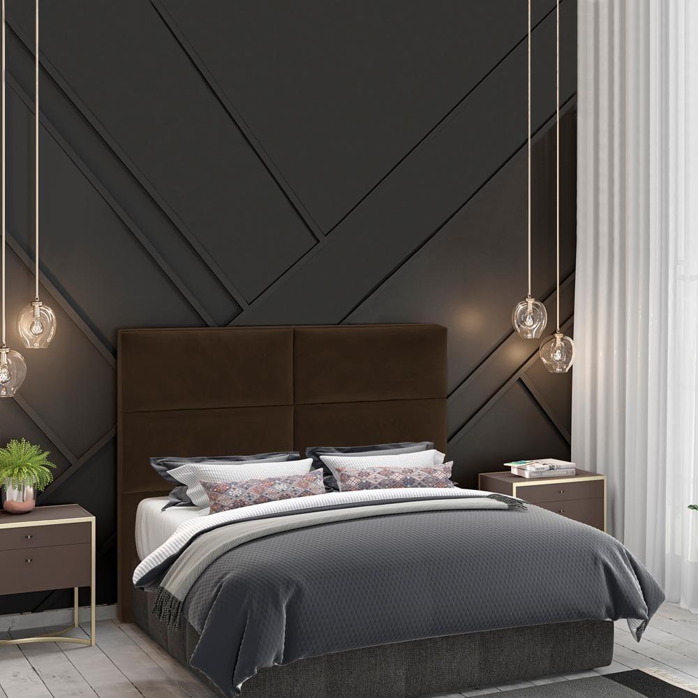 Cabeceira Queen 160 Cm Barcel Veludo Sl 942 Peer Sl 942 - 3