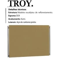 Cabeceira Casal 140 Cm Troy Veludo Sl 945 Peer Sl 945 - 7