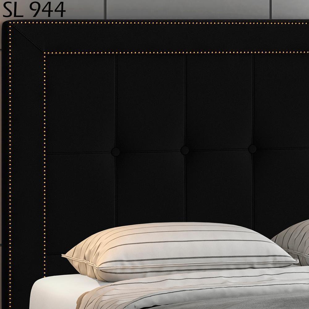 Cabeceira Casal 140 Cm Napoll Veludo Sl 944 Peer Sl 944 - 5