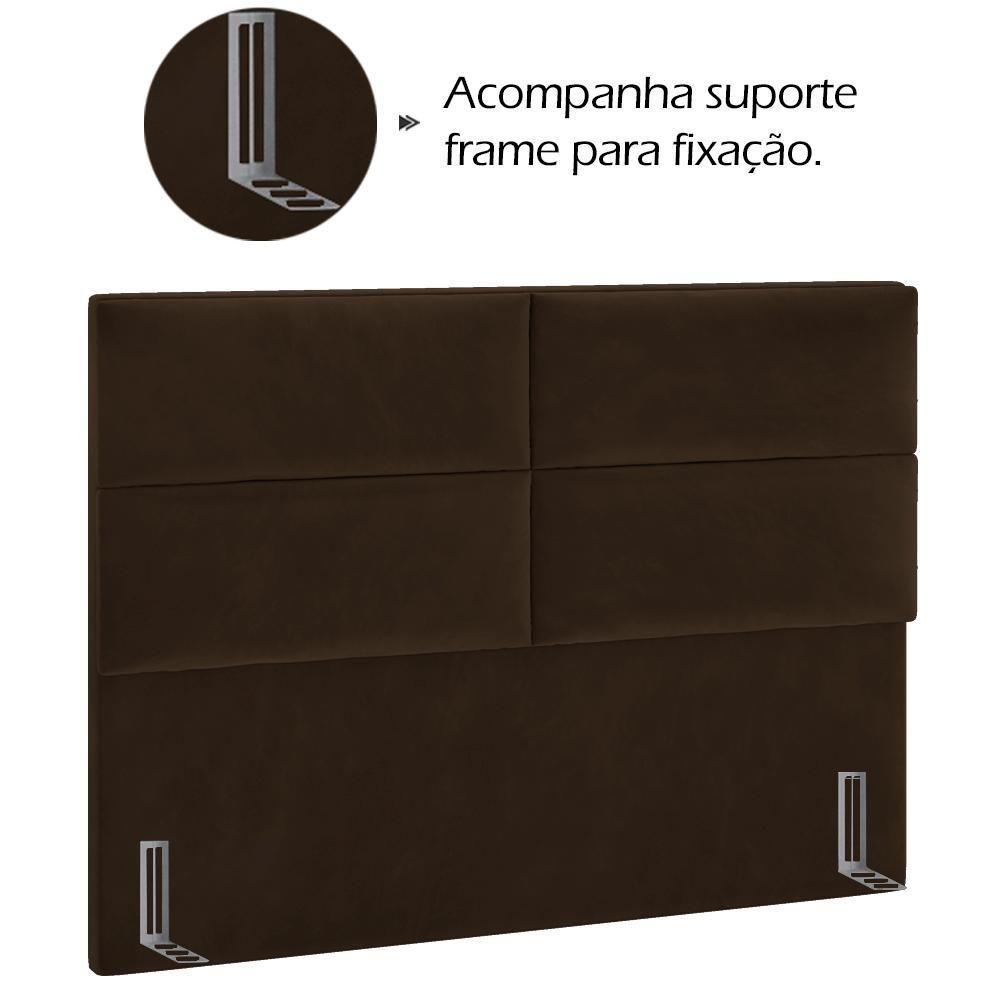 Cabeceira Casal 140 Cm Barcel Veludo Sl 942 Peer Sl 942 - 4