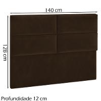 Cabeceira Casal 140 Cm Barcel Veludo Sl 942 Peer Sl 942 - 6