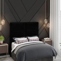 Cabeceira Solteiro 90 Cm Barcel Veludo Sl 944 Peer Sl 944 - 5