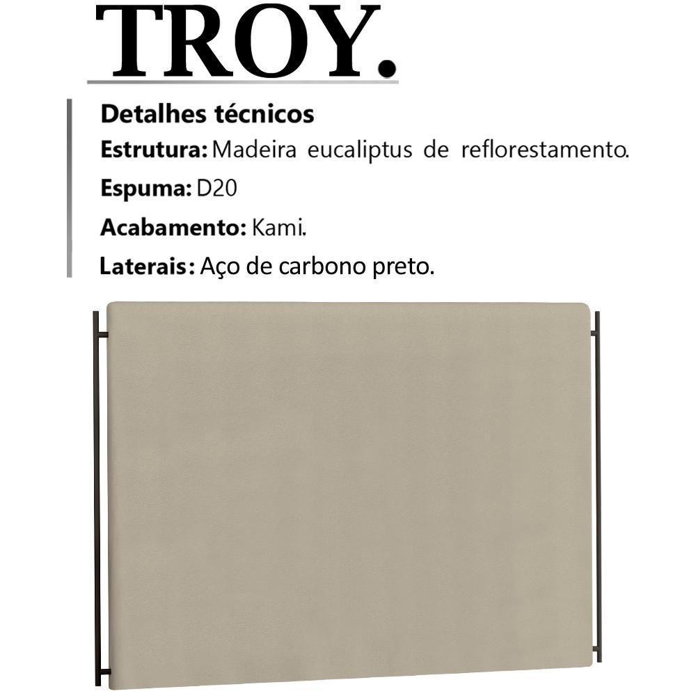 Cabeceira Queen 160 Cm Troy Veludo Sl 940 Peer Sl 940 - 7