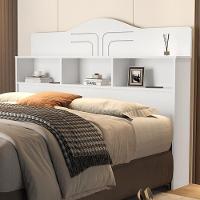 Cabeceira Quarto Vivian Queen Branco Branco - 1