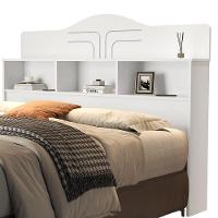 Cabeceira Quarto Vivian Queen Branco Branco - 3