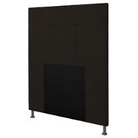 Cabeceira Cama Box Solteiro 90Cm Safira Suede I02 Marrom - Mpozenato - 1
