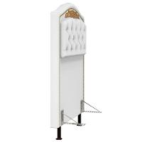 Cabeceira Cama Box Solteiro 90cm Branco