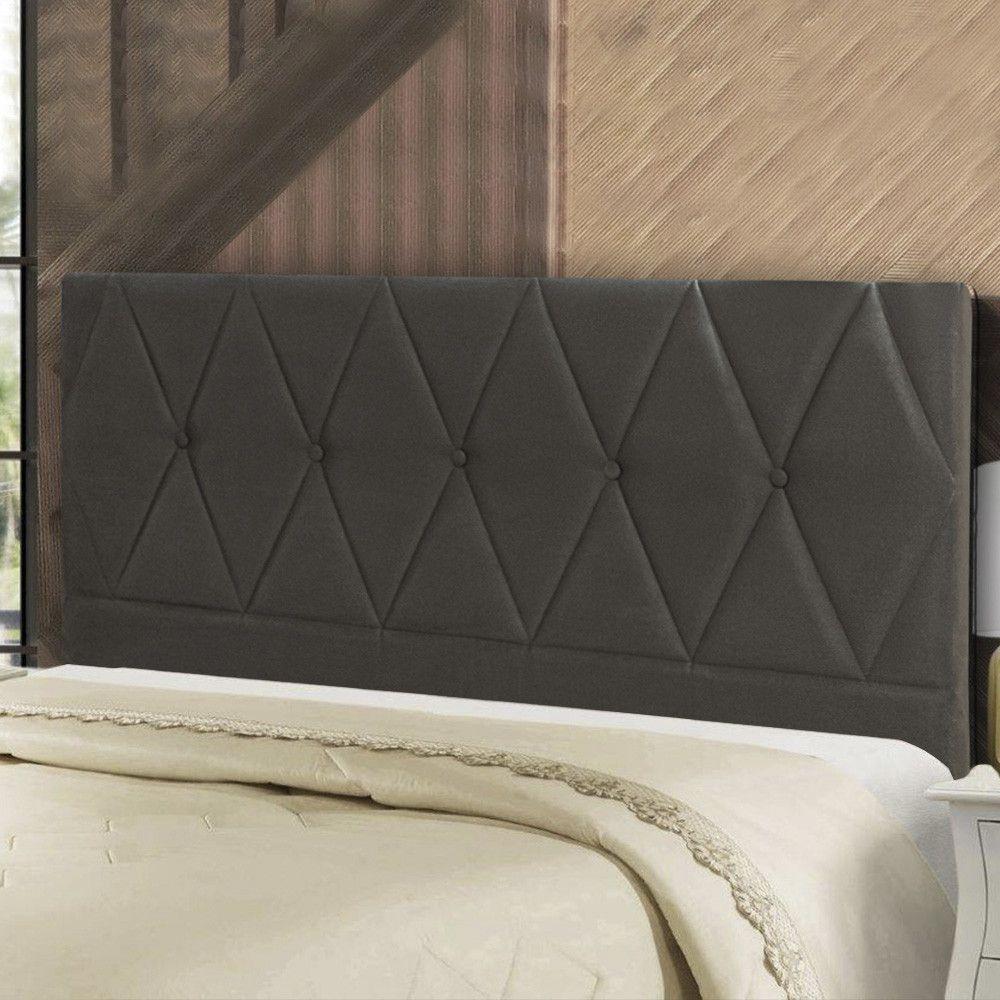 Cabeceira Cama Box Casal Js Heloisa 1,60 M Cafe - 2