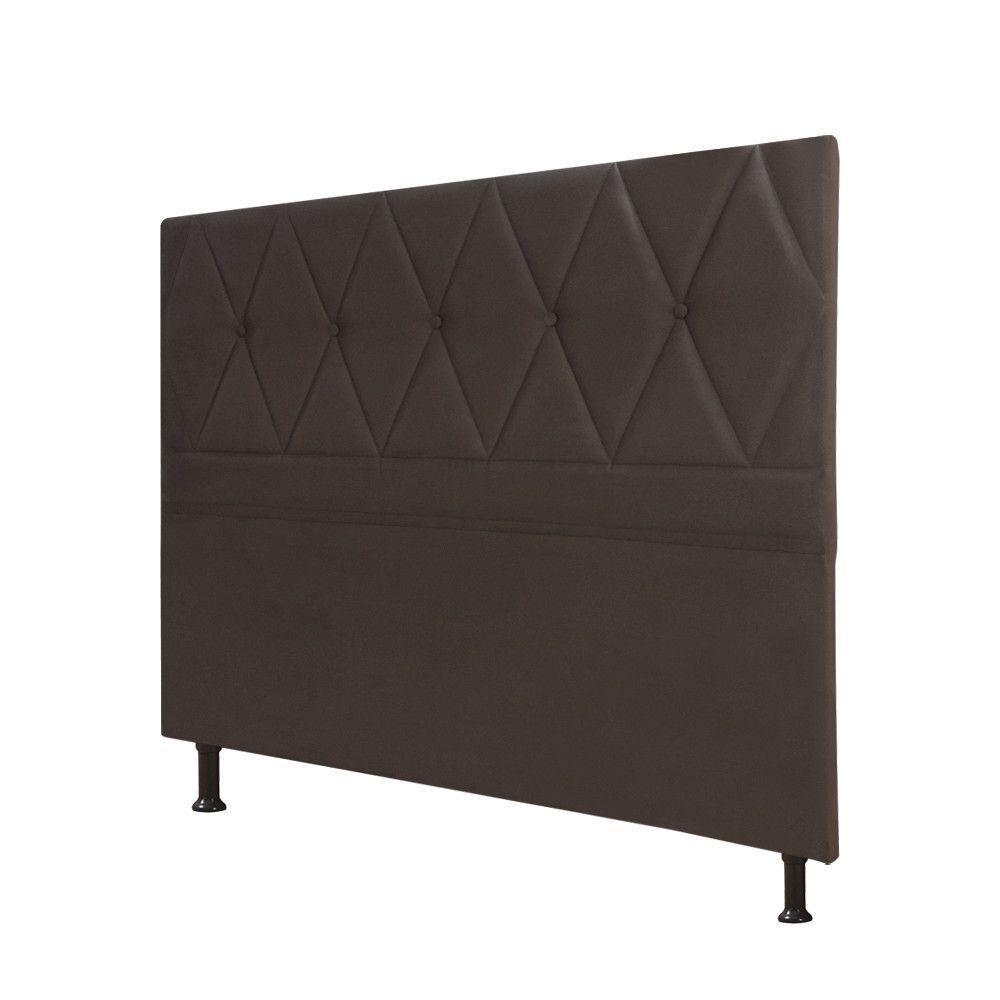 Cabeceira Cama Box Casal Js Heloisa 1,60 M Cafe - 3