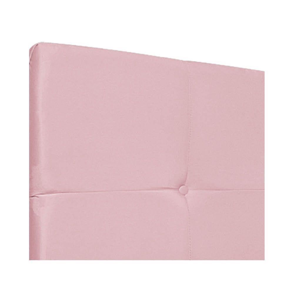 Cabeceira King Marseille P02 195 Cm Suede Rosa Bebê - 2