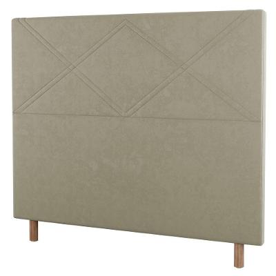 Cabeceira Cama Box Casal Queen Size Cairo 160cm Corano Bege