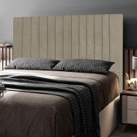 Cabeceira Cama Box Casal King Size Nala 195cm Linho Bege - 2