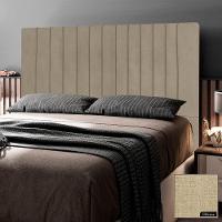 Cabeceira Cama Box Casal King Size Nala 195cm Linho Bege - 7
