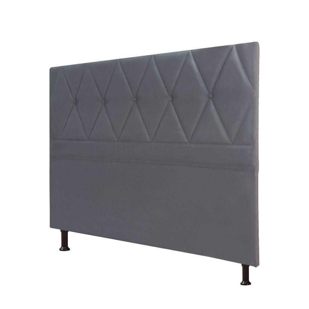 Cabeceira Cama Box King Js Heloisa 1,95 M Grafite - 3