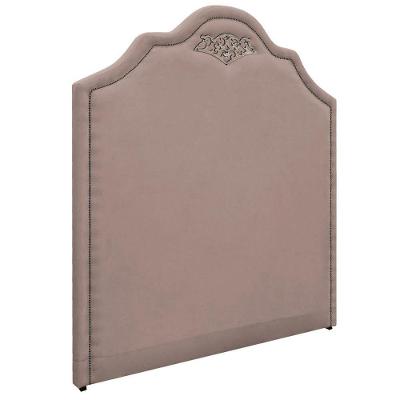 Cabeceira King 195 Cm Para Cama Box Suede Rosê