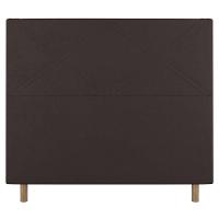 Cabeceira Cama Box Casal Queen Size 160cm Suede Marrom - 5