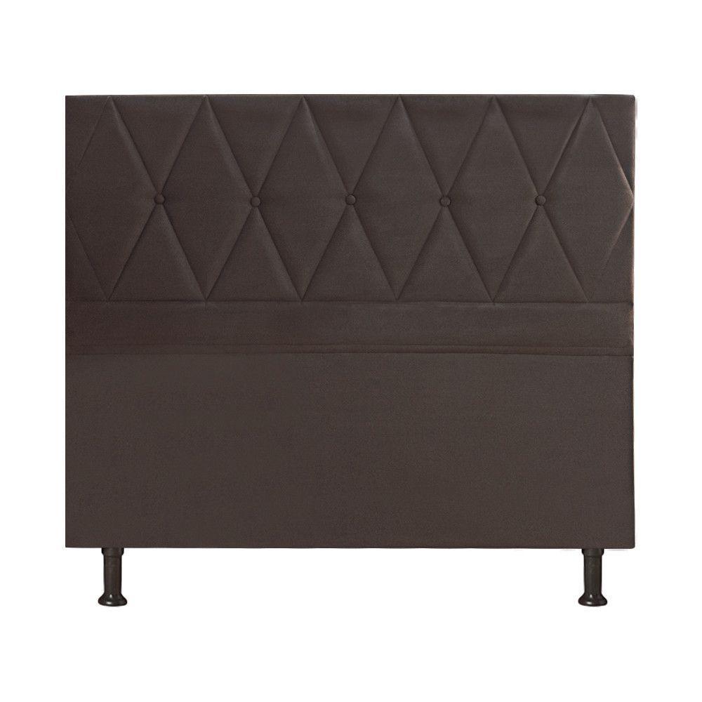 Cabeceira Cama Box Casal Js Heloisa 1,60 M Cafe - 1