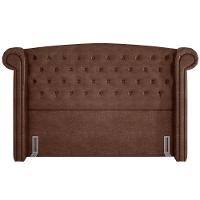 Cabeceira Cama Box Casal King 195 Cm P05 Sofia Corino Marrom - 5