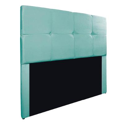 Cabeceira King Marseille P02 195 Cm Suede Azul Tiffany
