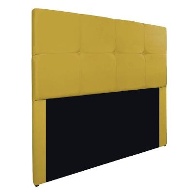 Cabeceira King Marseille P02 195 Cm Suede Amarelo