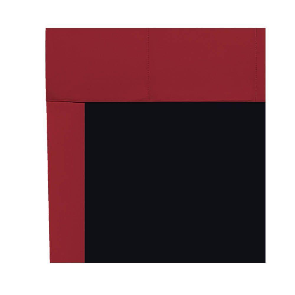 Cabeceira King Marseille P02 195 Cm Suede Vermelho - 5