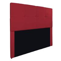Cabeceira King Marseille P02 195 Cm Suede Vermelho - 1