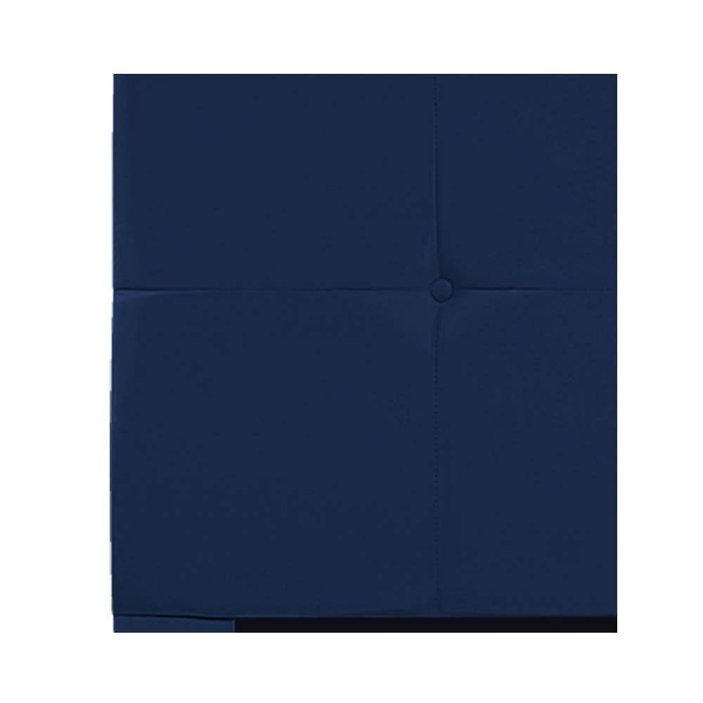 Cabeceira King Marseille P02 195 Cm Suede Azul Marinho - 3