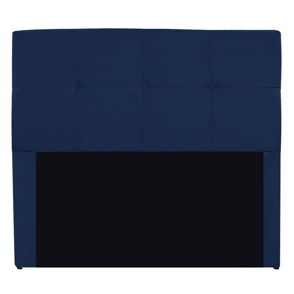 Cabeceira King Marseille P02 195 Cm Suede Azul Marinho - 6