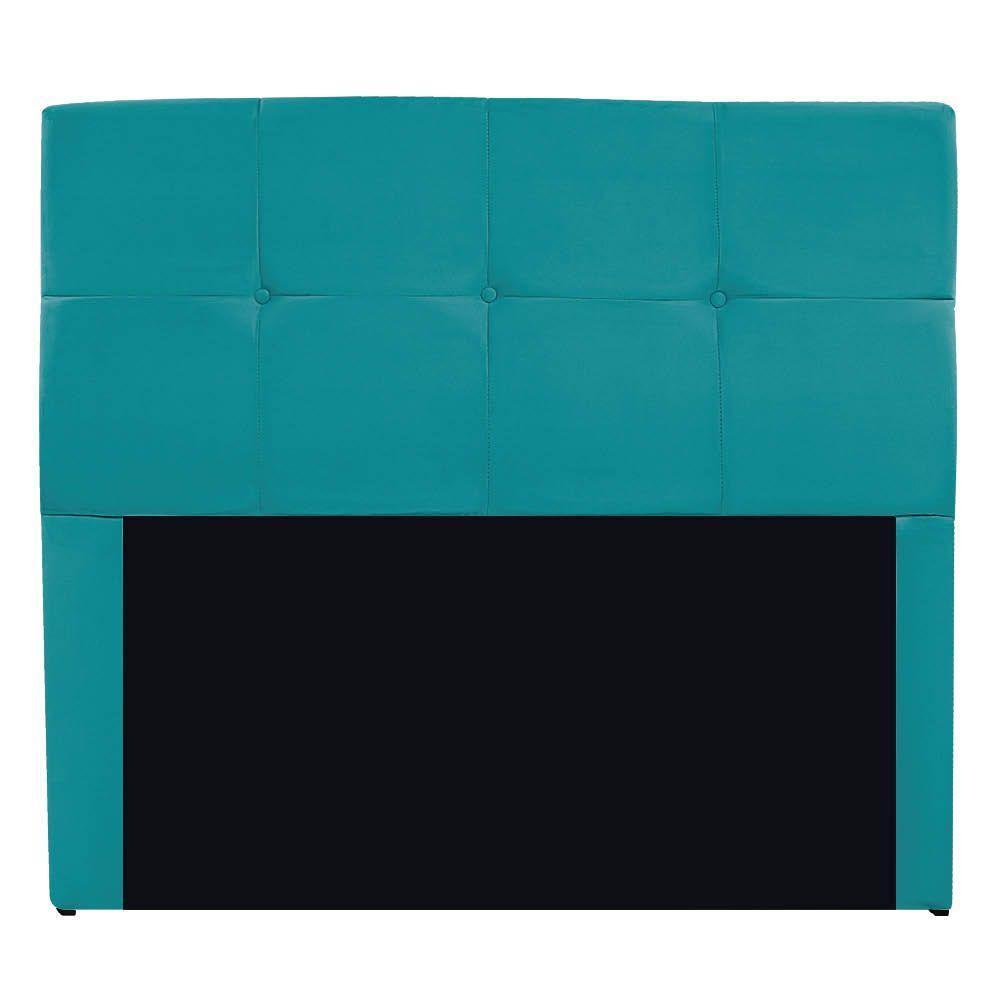 Cabeceira King Marseille P02 195 Cm Suede Azul Turquesa - 6