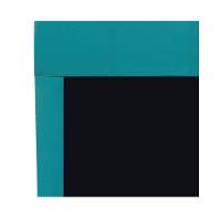 Cabeceira King Marseille P02 195 Cm Suede Azul Turquesa