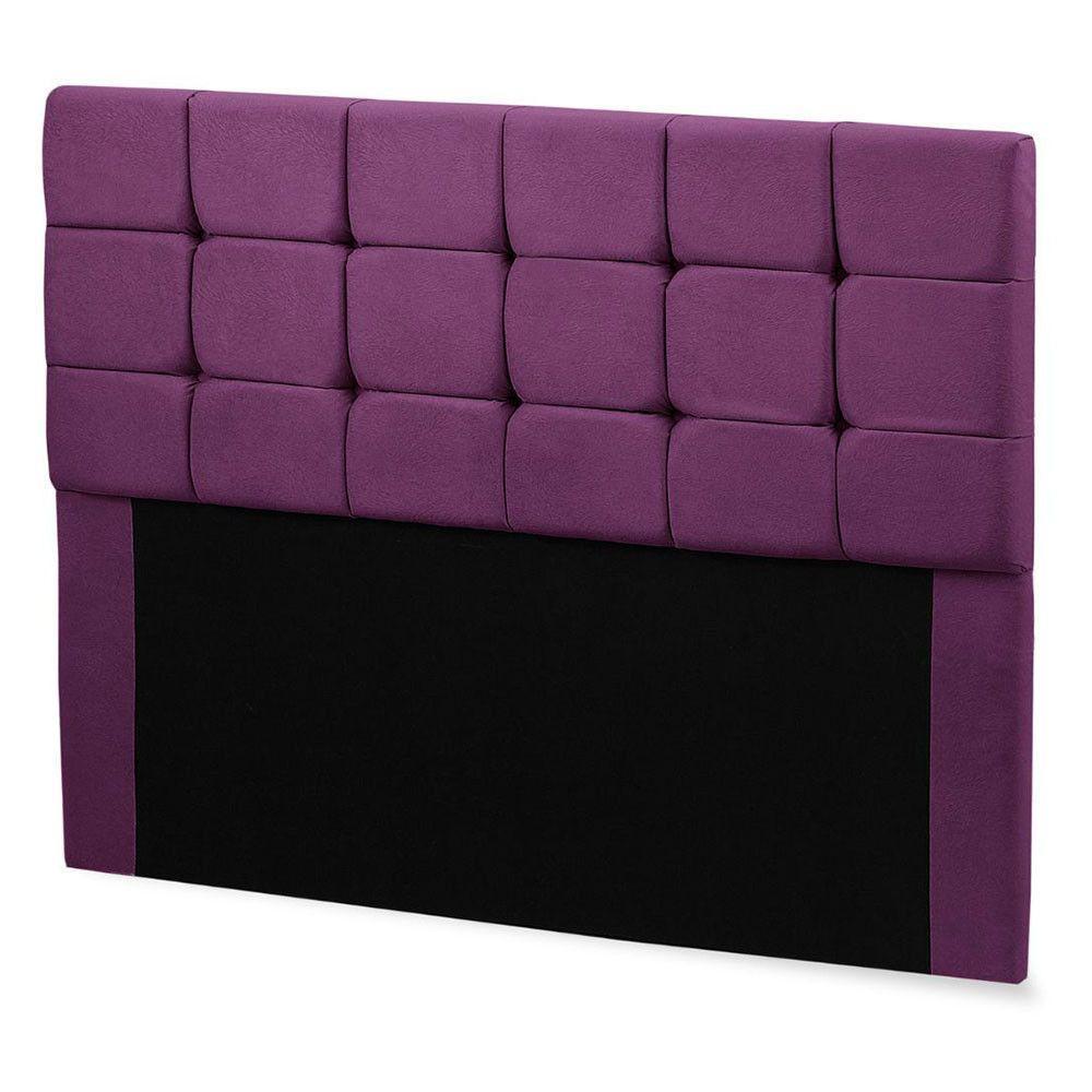 Cabeceira Julia 1,40 M Casal Com Design Moderno Lilás - 3