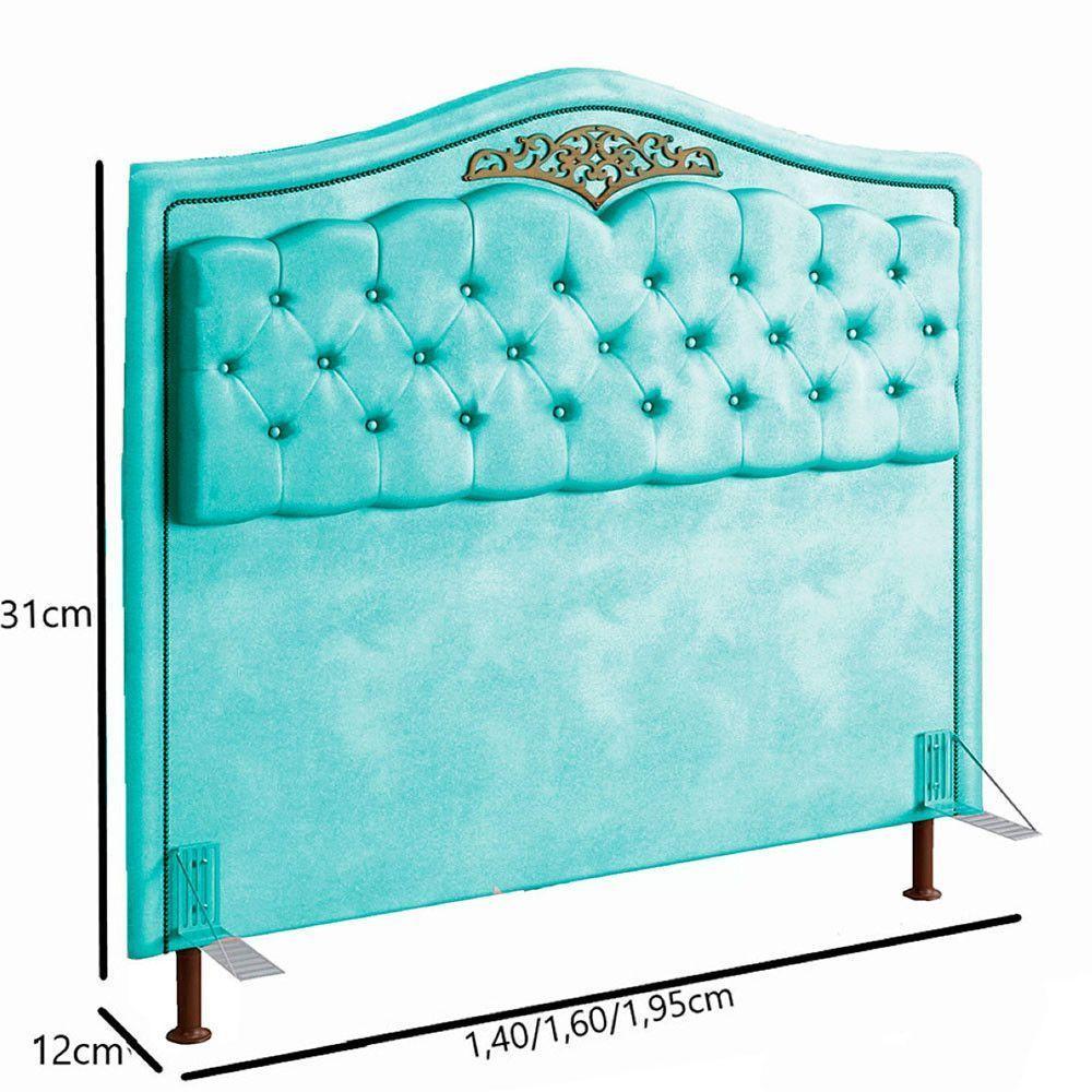 Cabeceira Holanda 1,95 M Com Design Retro King Ciano - 3